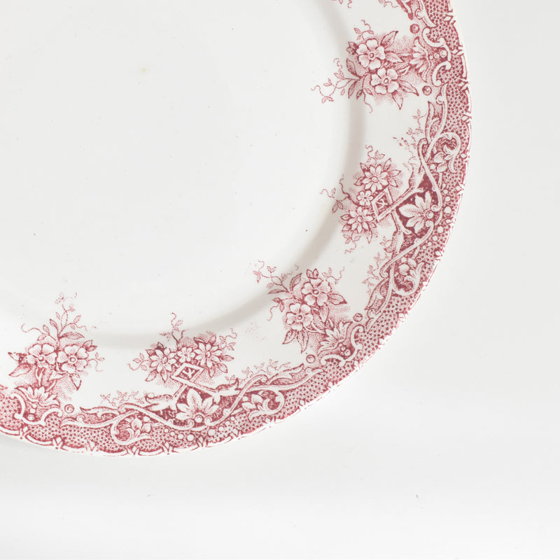 Antique Dessert Plate, Saint-Amand, Prima A