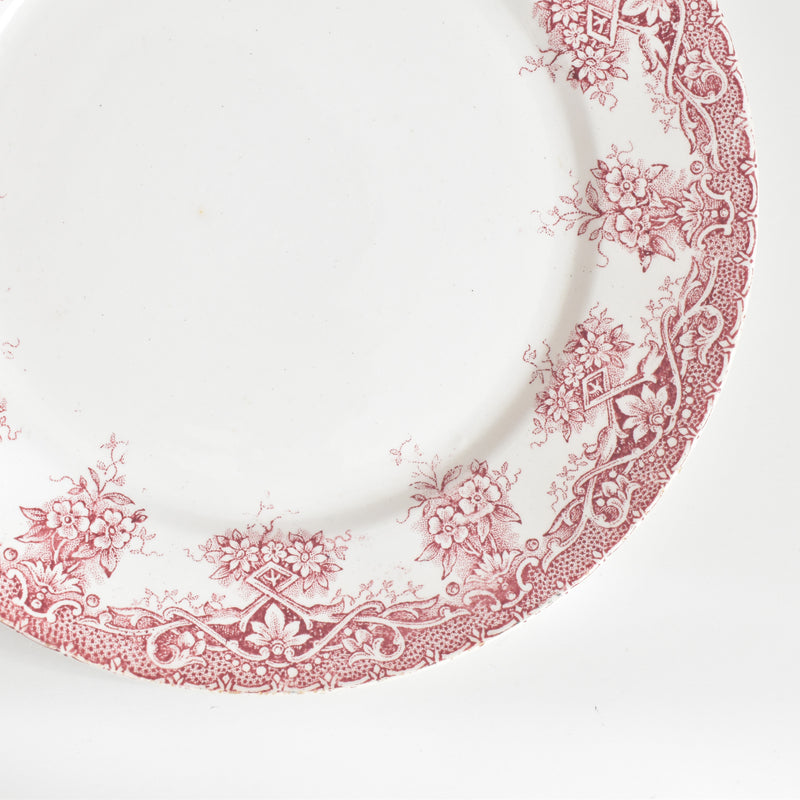 Antique Dessert Plate, Saint-Amand, Prima A
