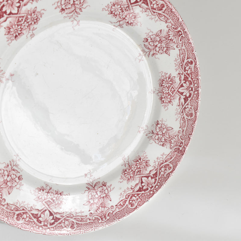 Antique Dessert Plate, Saint-Amand, Prima B
