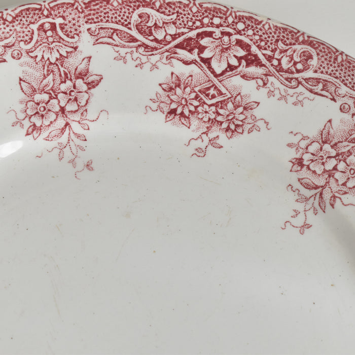 サンタマン　タルトプレート& デザートプレート5p セット　ピンク　フランス サンタマン タルトプレート& デザートプレート5p セット ピンク