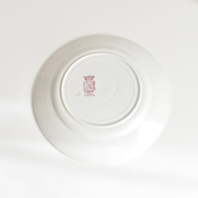 Antique Dessert Plate, Saint-Amand, Prima B