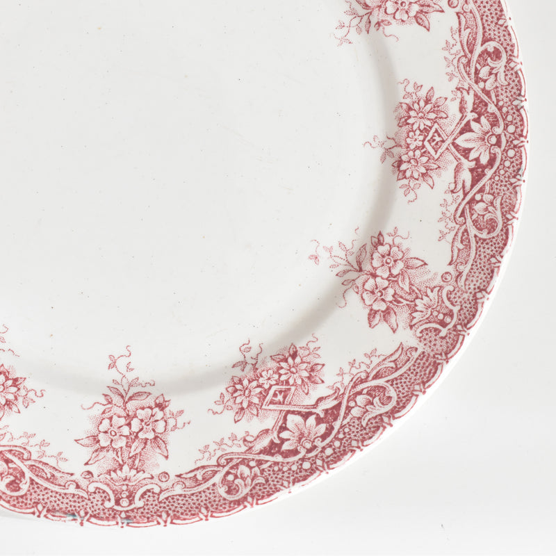 Antique Dessert Plate, Saint-Amand, Prima B