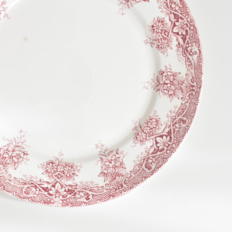 Antique dessert plate Saint-Amand Prima (Prima) C