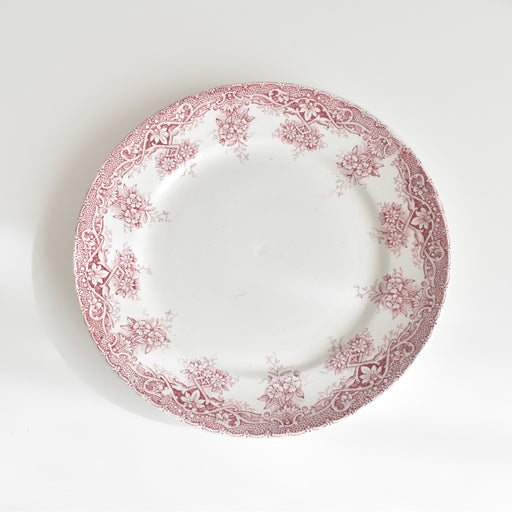 【美品】フランスアンティーク SALINS窯 クリーム色の特大オーバル皿3500 美品】フランスアンティーク SALINS窯 クリーム色の特大オーバル