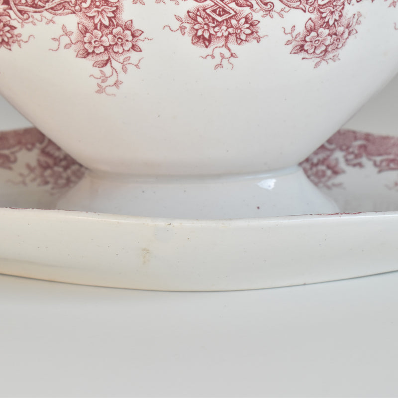 Antique Sauce Boat Saint-Amand Prima