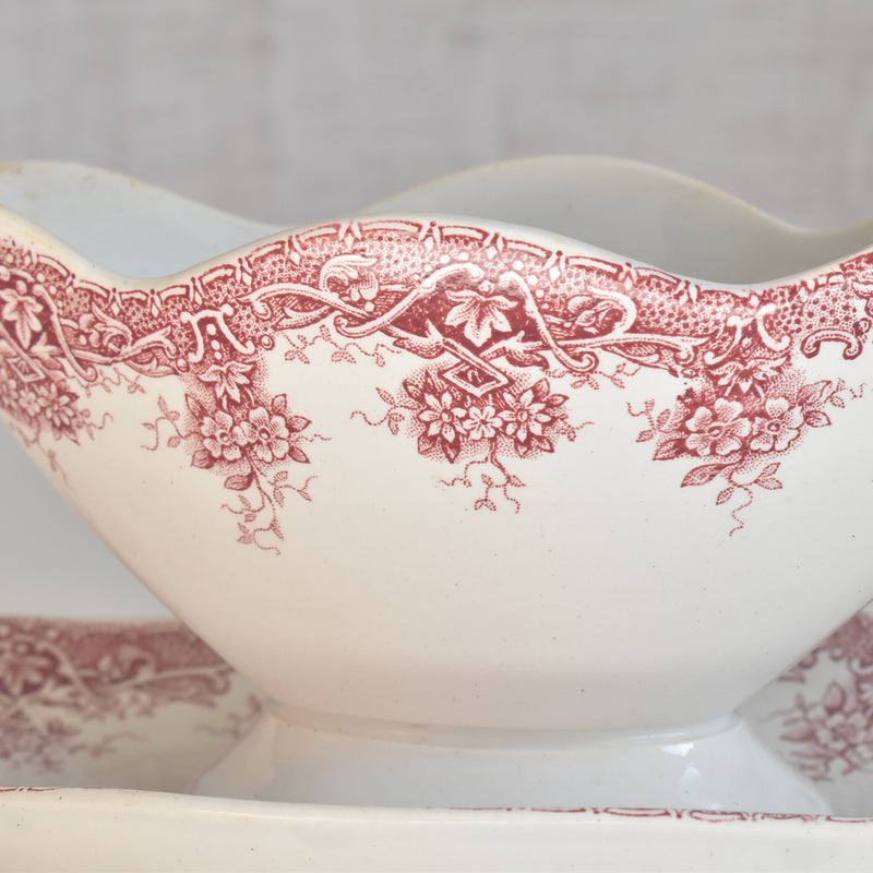 Antique Sauce Boat Saint-Amand Prima
