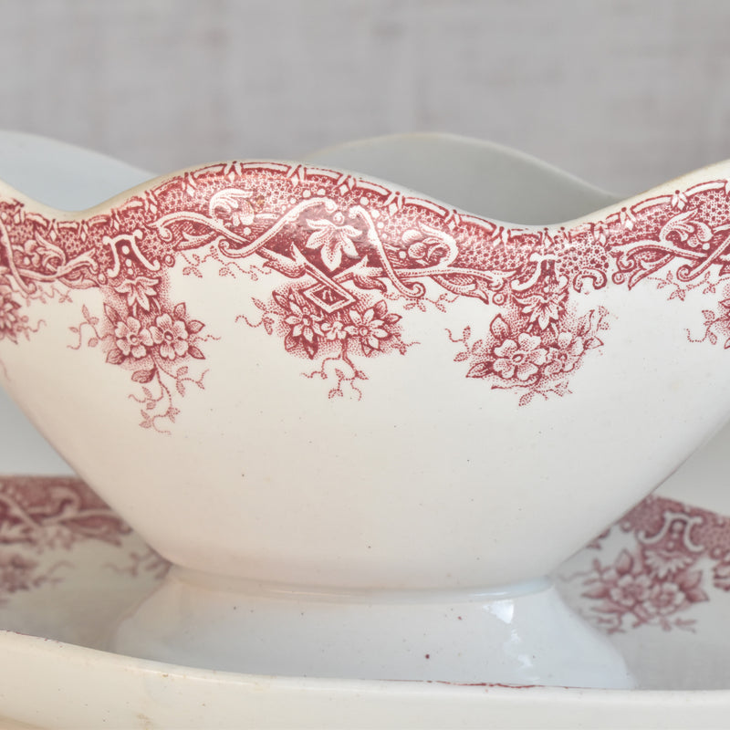 Antique Sauce Boat Saint-Amand Prima