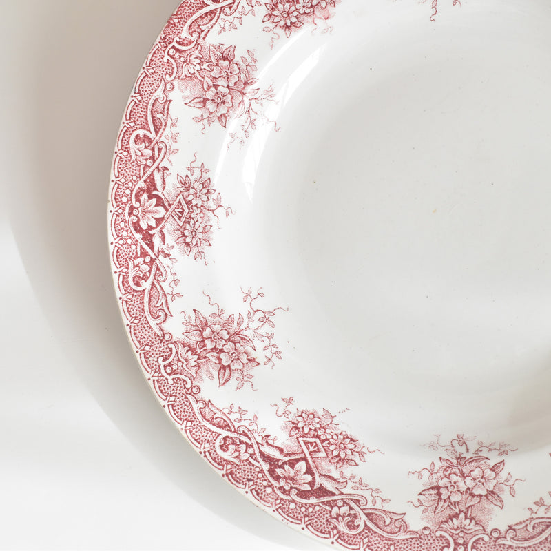 Antique Deep Plate, Saint-Amand Prima A