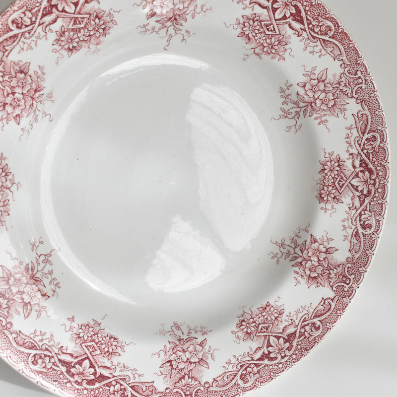 Antique Deep Plate, Saint-Amand Prima A