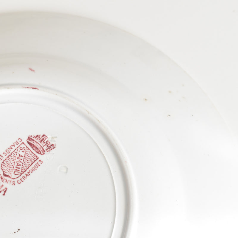 Antique Deep Plate, Saint-Amand Prima A