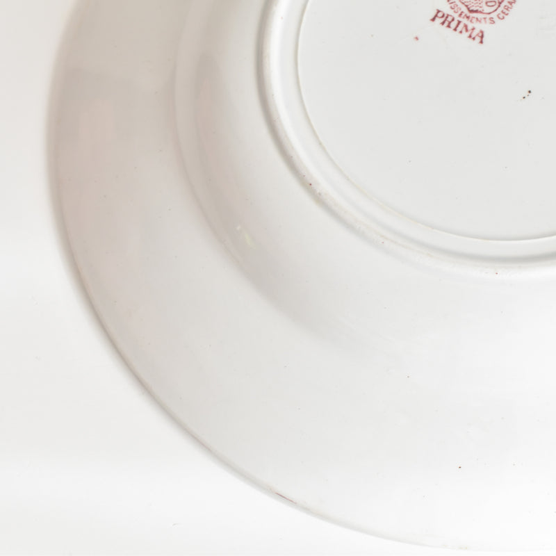 Antique Deep Plate, Saint-Amand Prima A
