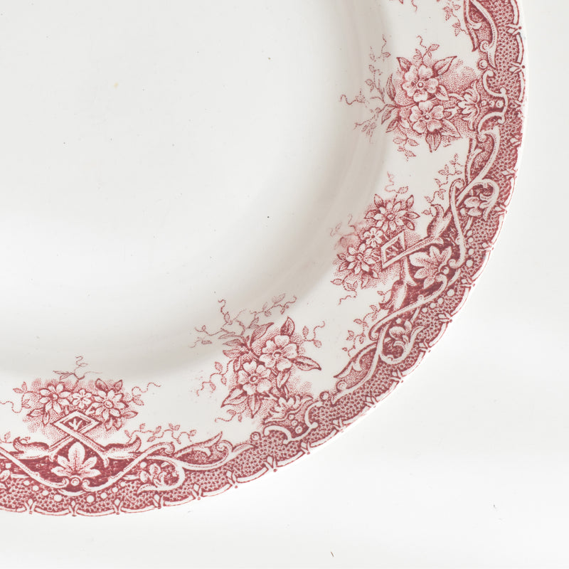 Antique Deep Plate, Saint-Amand Prima A