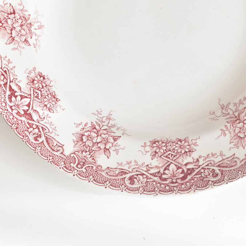 Antique Deep Plate, Saint-Amand Prima A