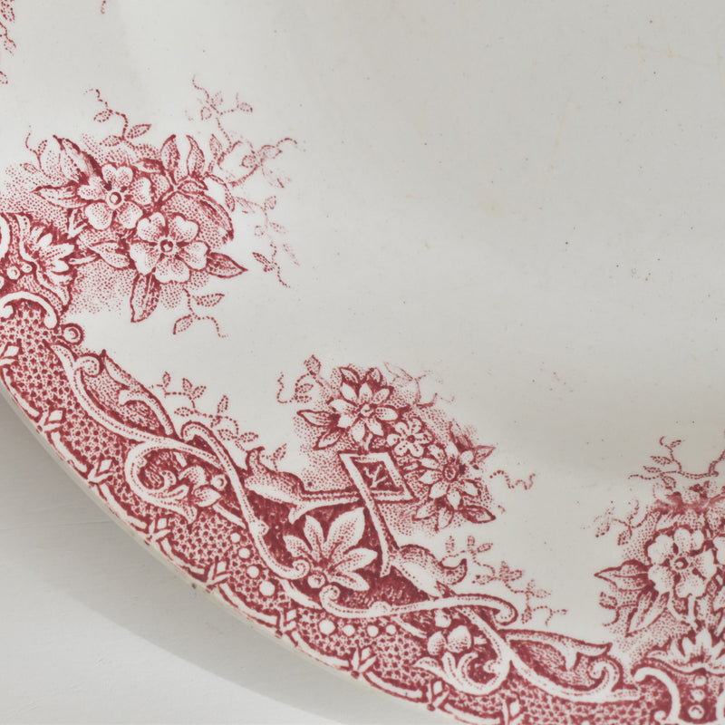 Antique deep plate St. Amand Prima C