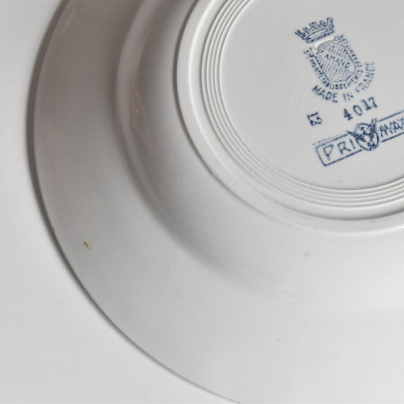 Antique Deep Plate, Saint-Amand, Primax A