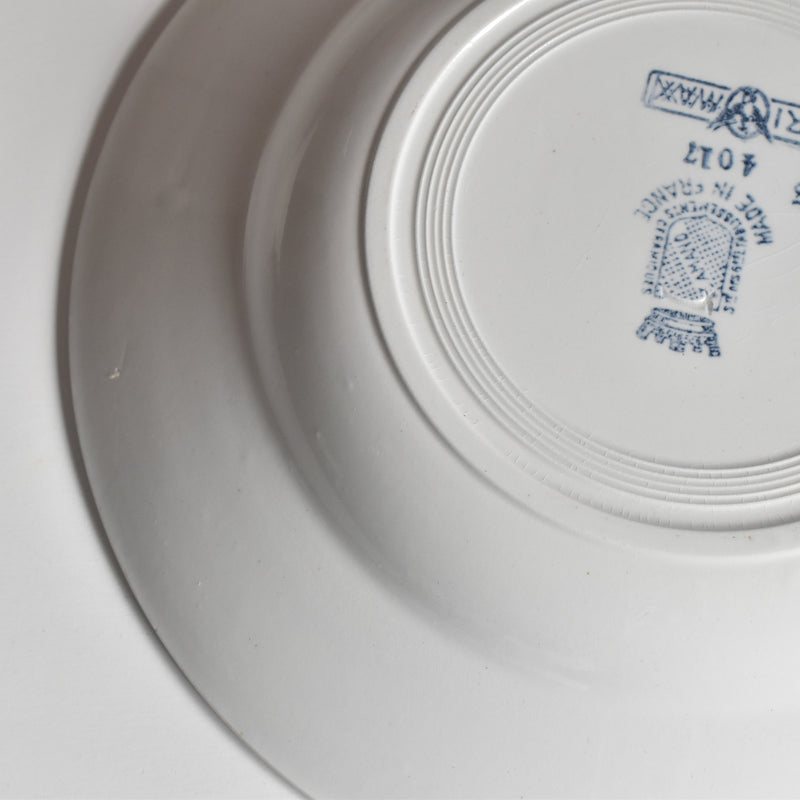 Antique Deep Plate, Saint-Amand, Primax A