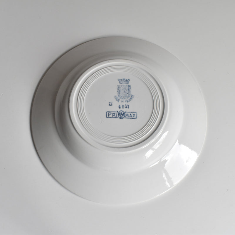 Antique Deep Plate, Saint-Amand, Primax B