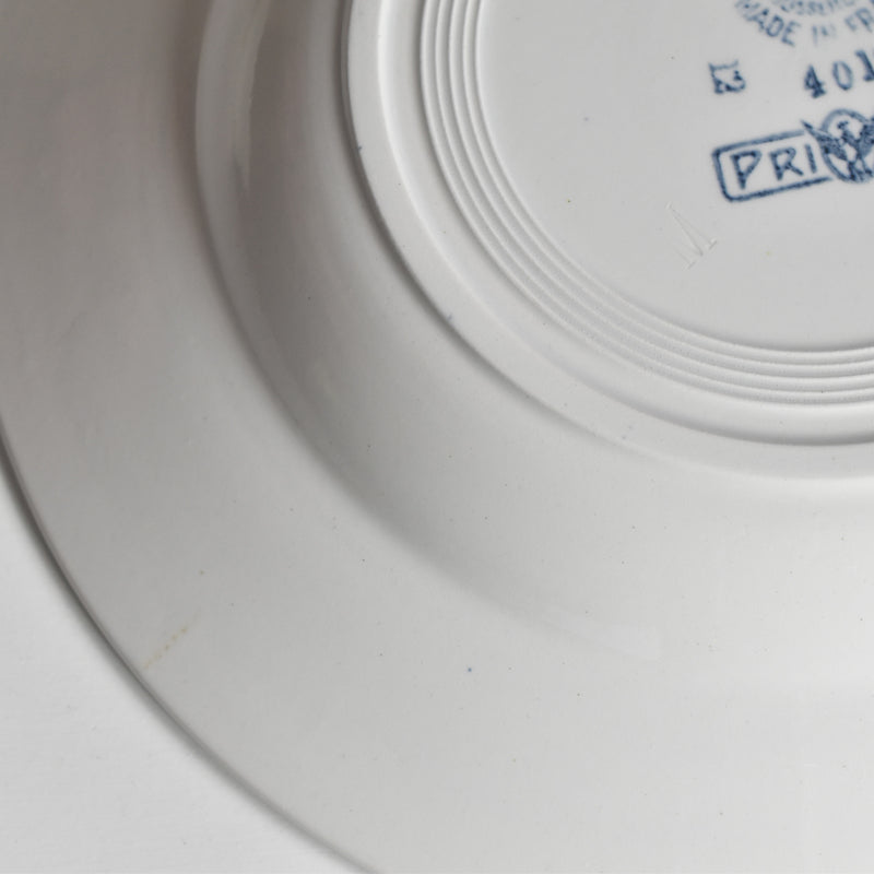 Antique Deep Plate, Saint-Amand, Primax B