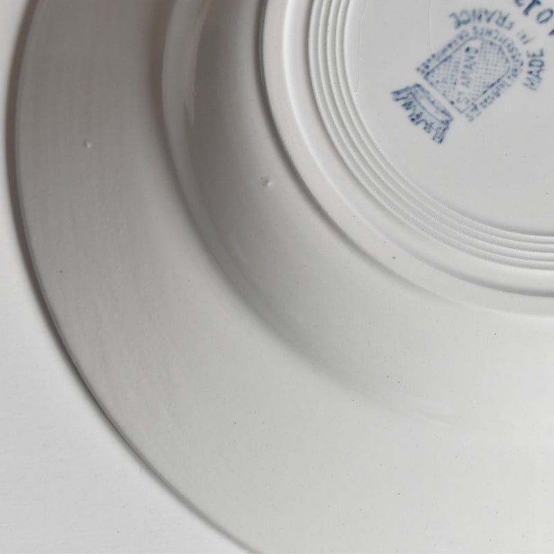 Antique Deep Plate, Saint-Amand, Primax B