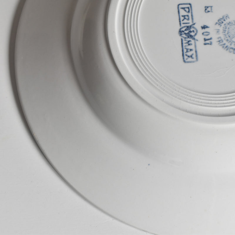 Antique Deep Plate, Saint-Amand, Primax B