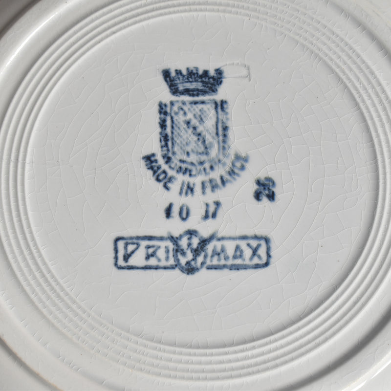 Antique Deep Plate, Saint-Amand Primax D