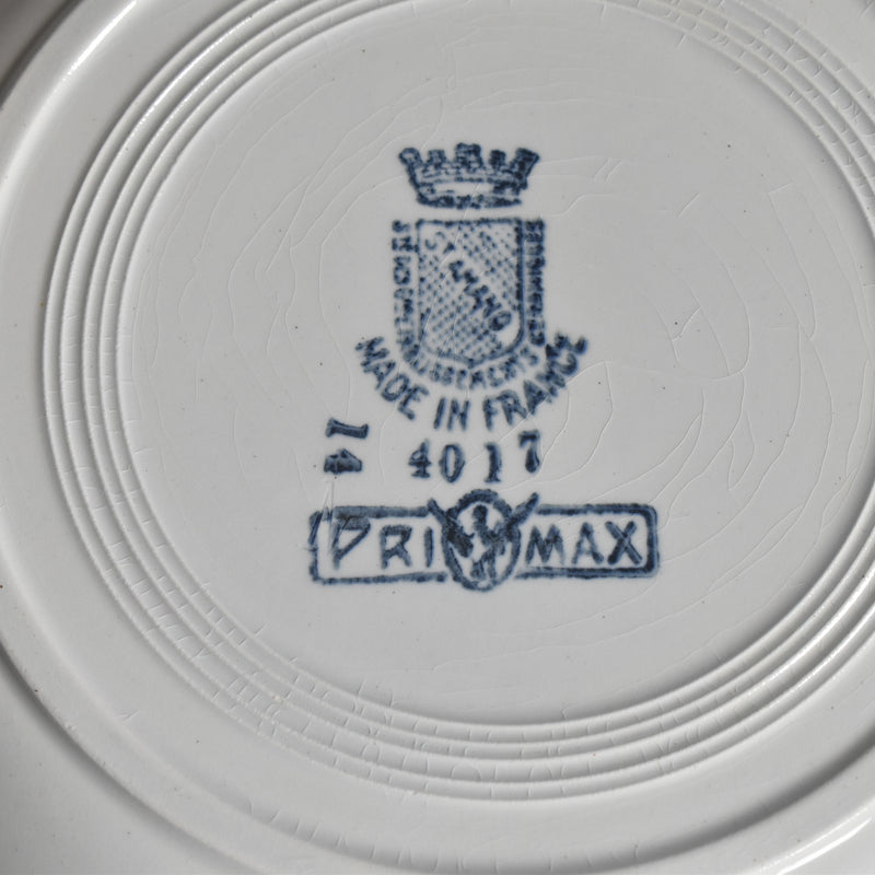 Antique Deep Plate, Saint-Amand Primax E