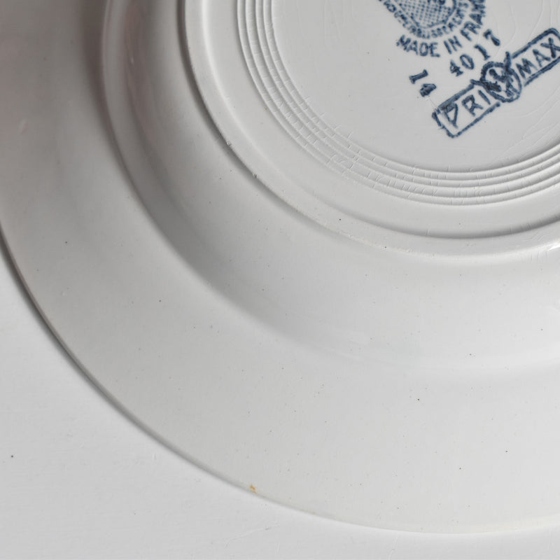 Antique Deep Plate, Saint-Amand Primax E