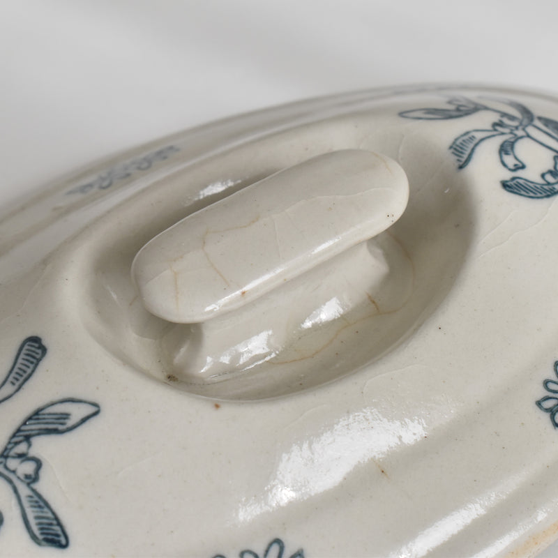 Antique Terrine Sanchus Mistletoe