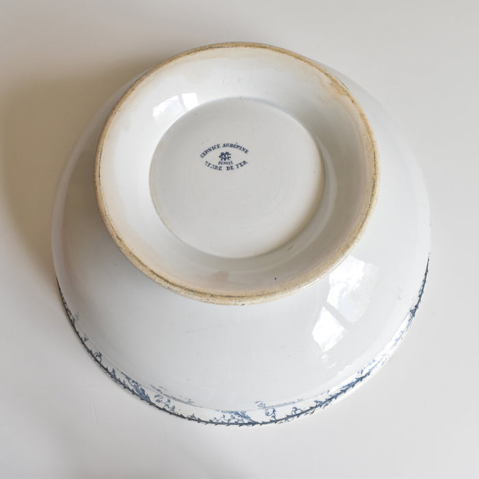 アンティークサラダボウル クレイユモントローAubépine（オベピーヌ）