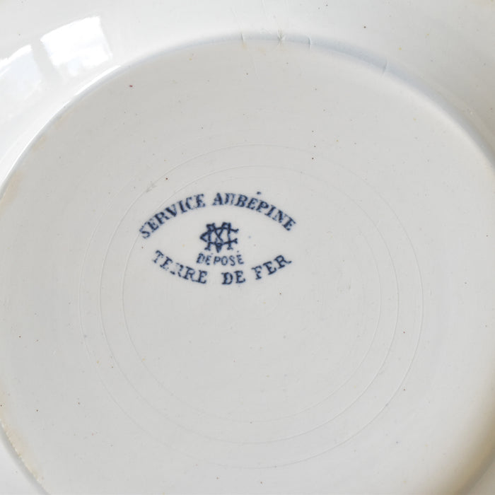 アンティークサラダボウル クレイユモントローAubépine（オベピーヌ）