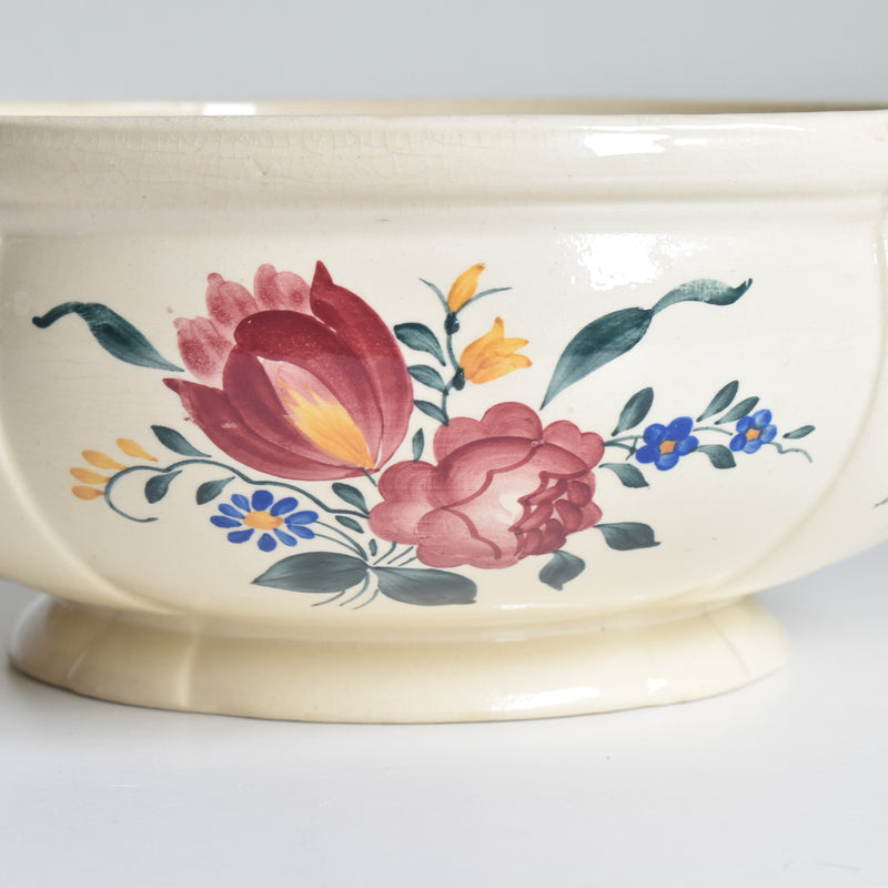 Vintage Salad Bowl Digoin & Sarreguemines Yann