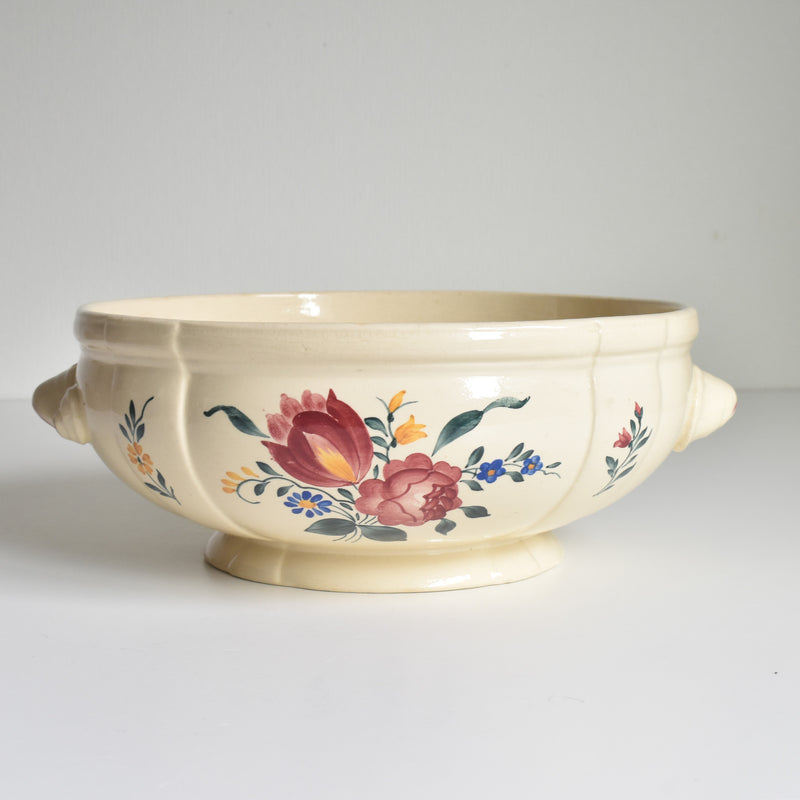 Vintage Salad Bowl Digoin & Sarreguemines Yann