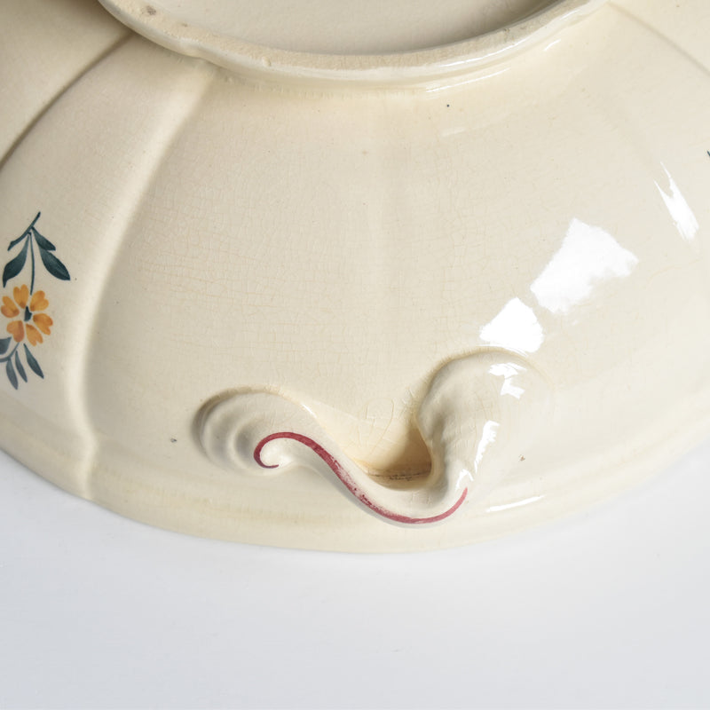 Vintage Salad Bowl Digoin & Sarreguemines Yann