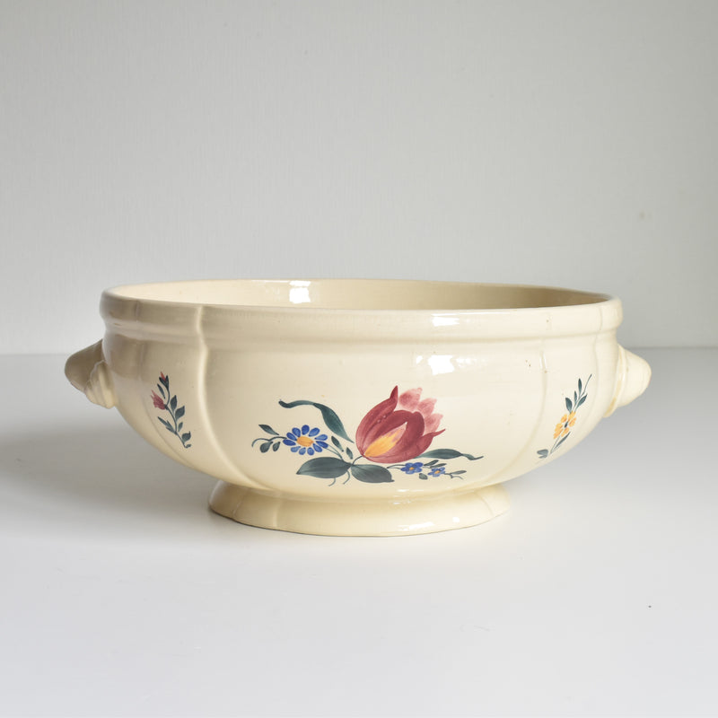 Vintage Salad Bowl Digoin & Sarreguemines Yann