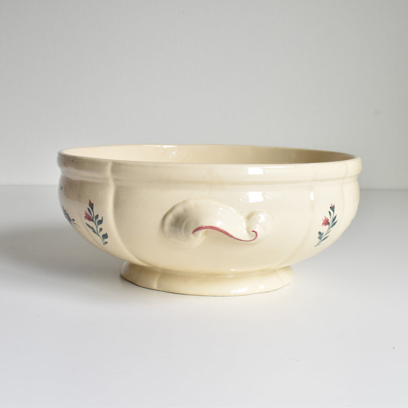 Vintage Salad Bowl Digoin & Sarreguemines Yann