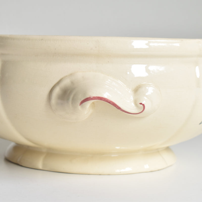 Vintage Salad Bowl Digoin & Sarreguemines Yann