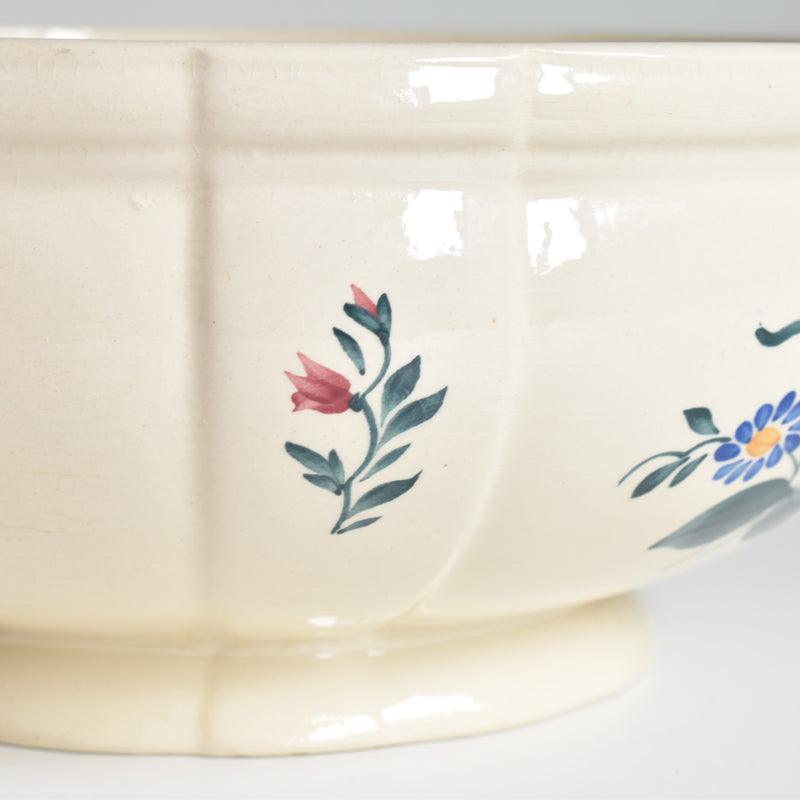 Vintage Salad Bowl Digoin & Sarreguemines Yann