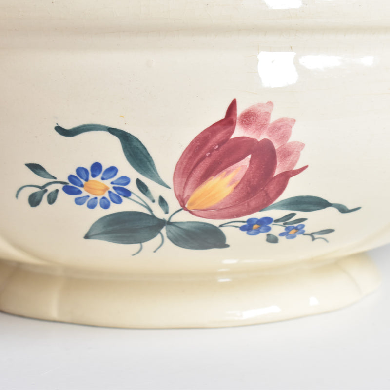Vintage Salad Bowl Digoin & Sarreguemines Yann