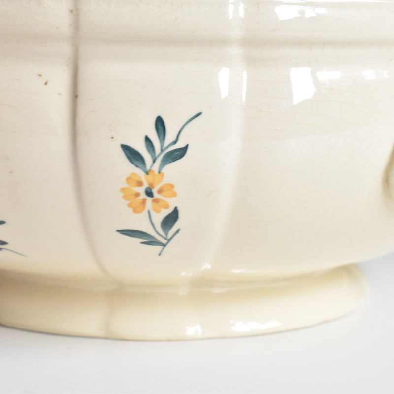Vintage Salad Bowl Digoin & Sarreguemines Yann