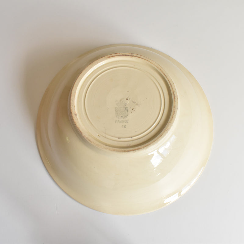Vintage Salad Bowl, Digoin & Sarreguemines