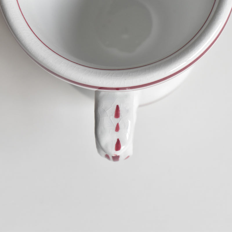 アンティークカップ サルグミンヌ ブリュロ レッド