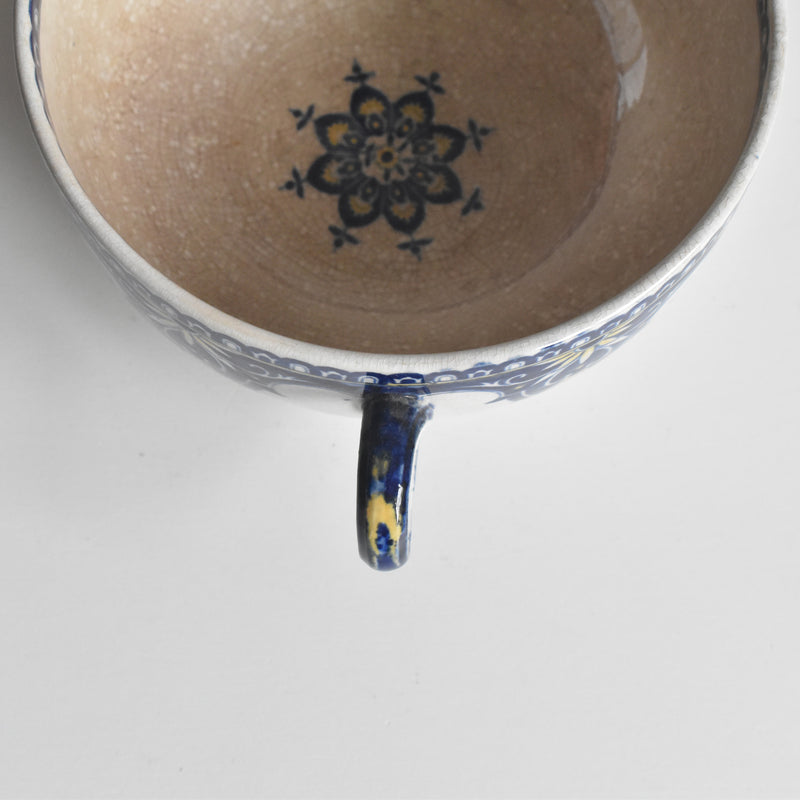 アンティークチョコレートカップ＆ソーサー U&Cサルグミンヌ Cluny（クルニー）