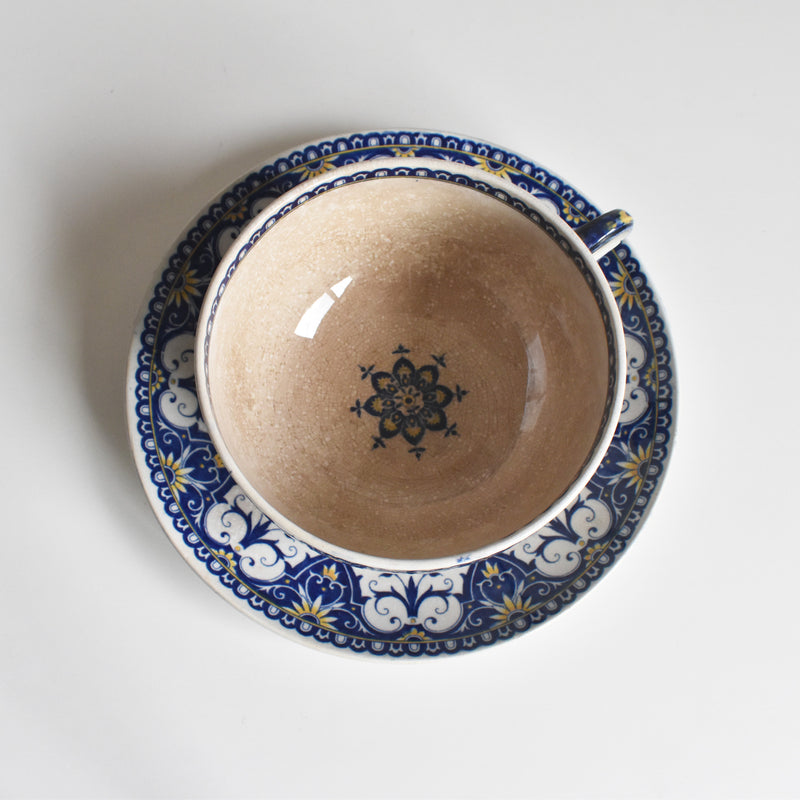 アンティークチョコレートカップ＆ソーサー U&Cサルグミンヌ Cluny（クルニー）