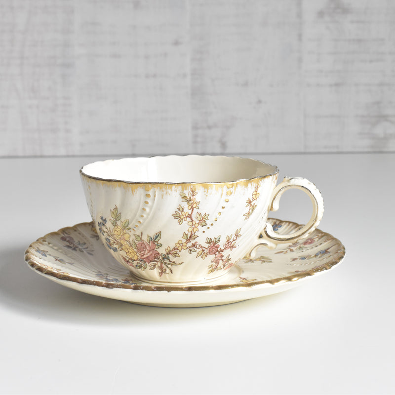 アンティークチョコレートカップ＆ソーサー U&Cサルグミンヌ Louis XV（ルイ１５世）A