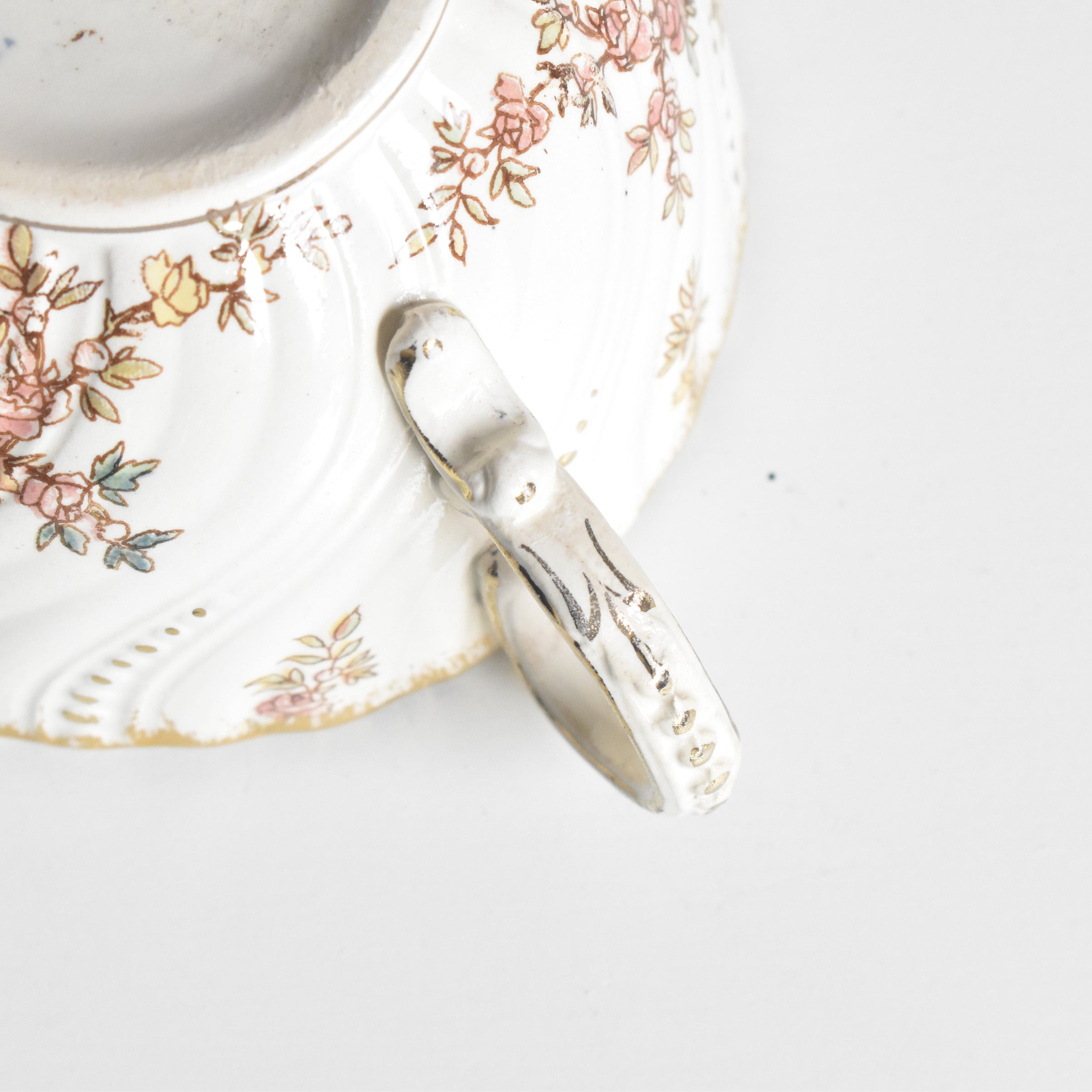 アンティークチョコレートカップ＆ソーサー U&Cサルグミンヌ Louis XV