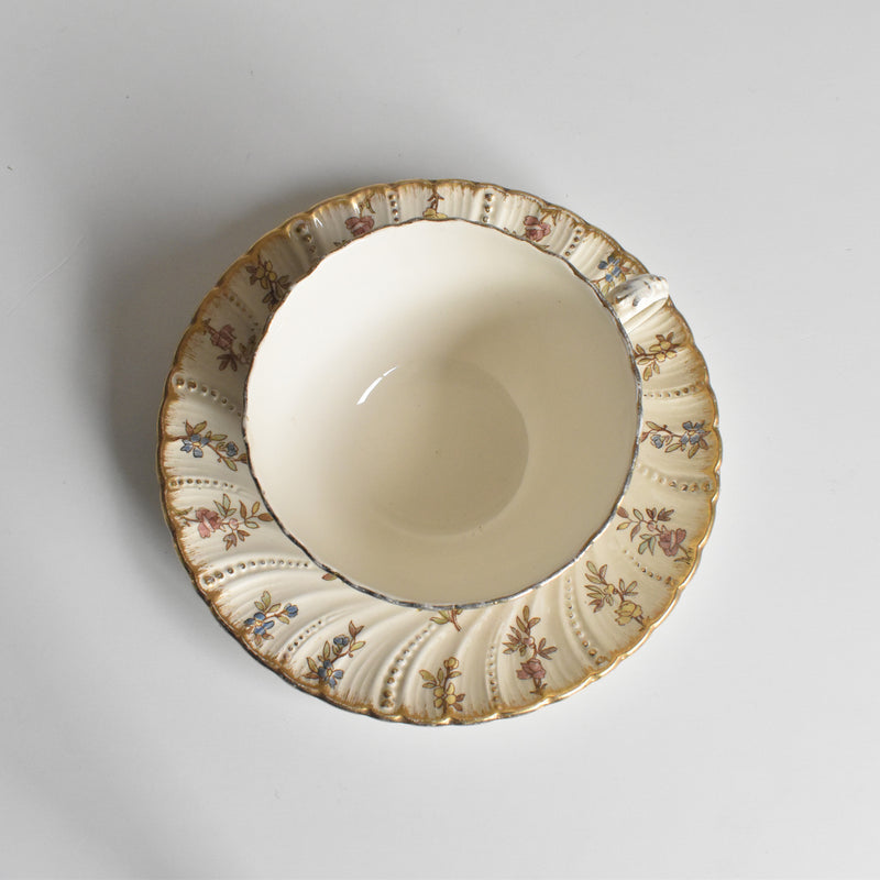 アンティークチョコレートカップ＆ソーサー U&Cサルグミンヌ Louis XV（ルイ１５世）A