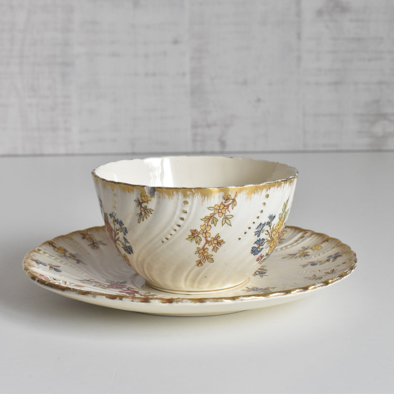 アンティークチョコレートカップ＆ソーサー U&Cサルグミンヌ Louis XV（ルイ１５世）B