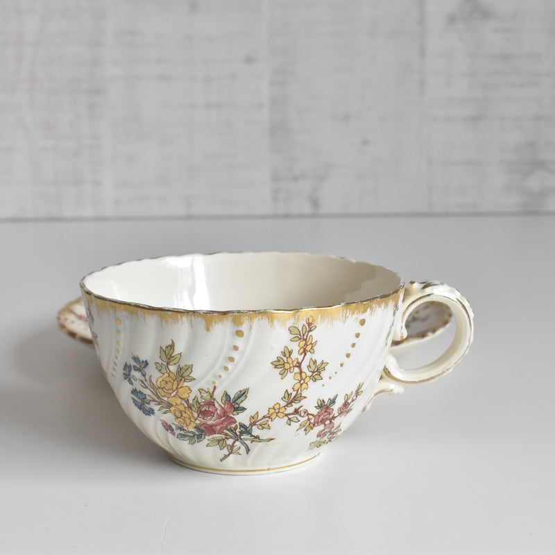 アンティークチョコレートカップ＆ソーサー U&Cサルグミンヌ Louis XV（ルイ１５世）B