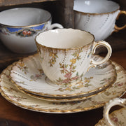 アンティークコーヒーカップ＆ソーサー U&Cサルグミンヌ Louis XV（ルイ１５世）A