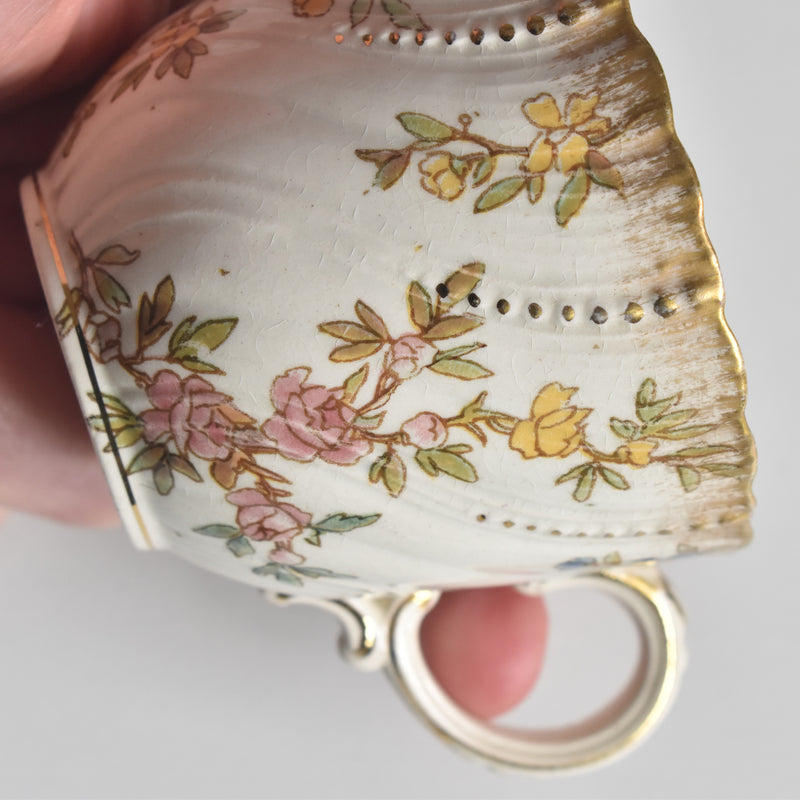 アンティークコーヒーカップ＆ソーサー U&Cサルグミンヌ Louis XV（ルイ１５世）A